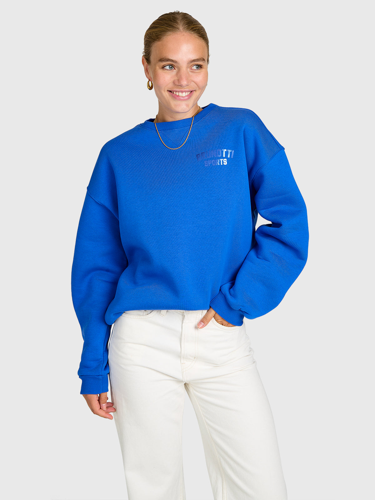 brunotti-almy-pullover-damen-dazzling-blue-baumwolle image 2