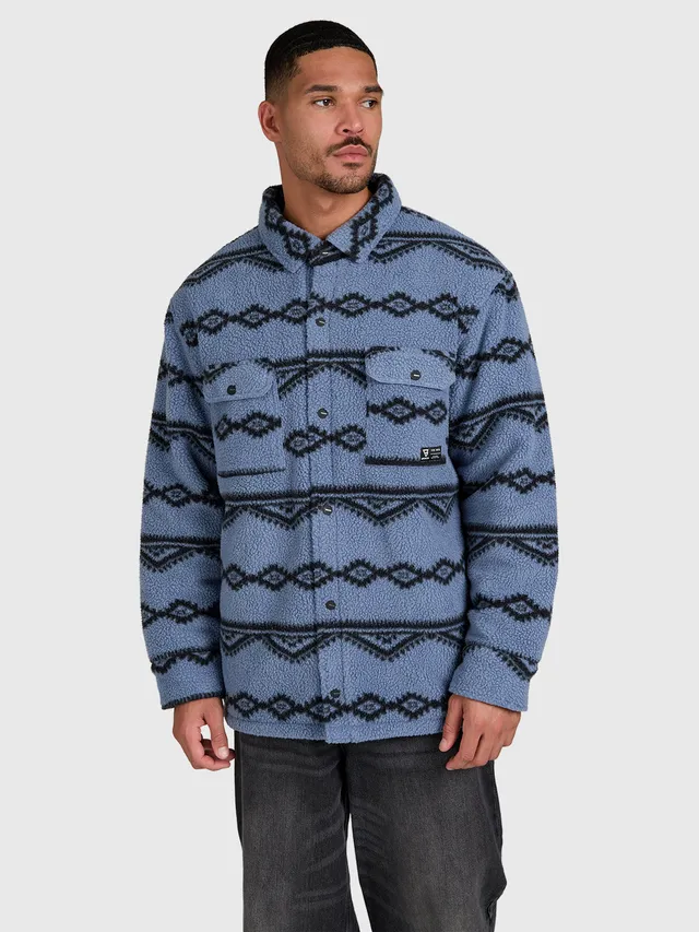 brunotti-kevionnet-fleecejacke-flint-stone-herren-loose-fit image 1