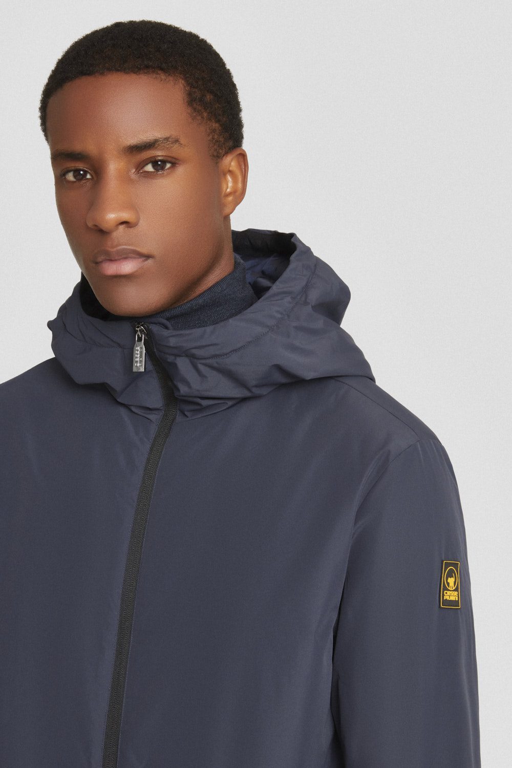 ciesse-winterjacke-blau-lang-mit-kapuze-steppjacke image 4