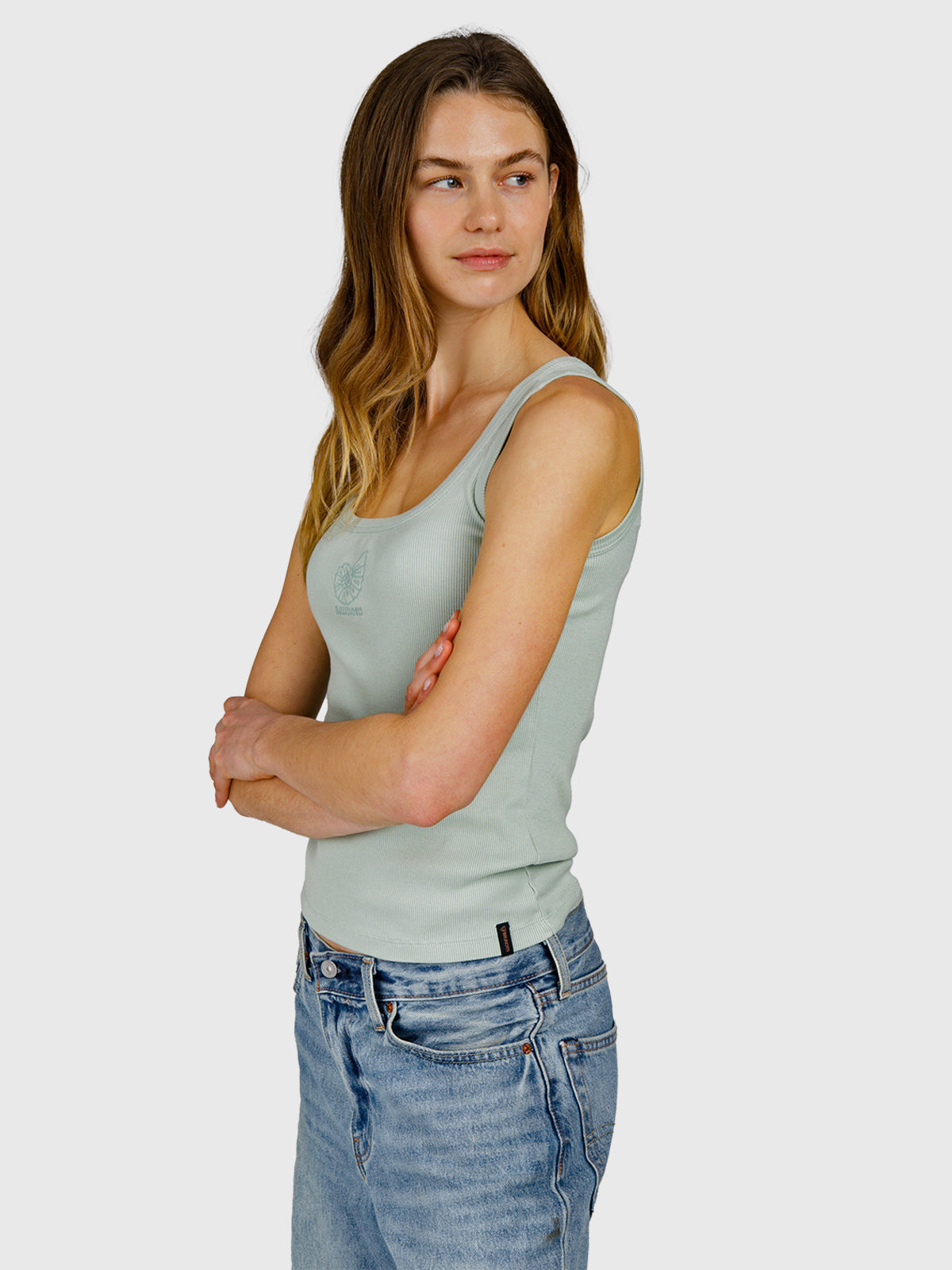 brunotti-toppira-top-damen-aqua-grey-mit-stickerei image 4