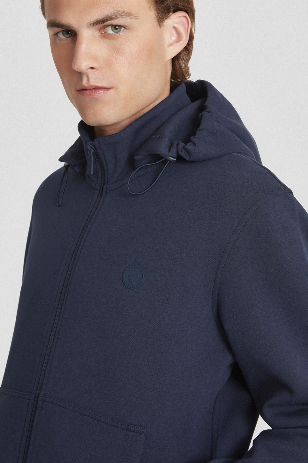 ciesse-outdoor-felpe-hoodie-blau-abnehmbare-kapuze image 3