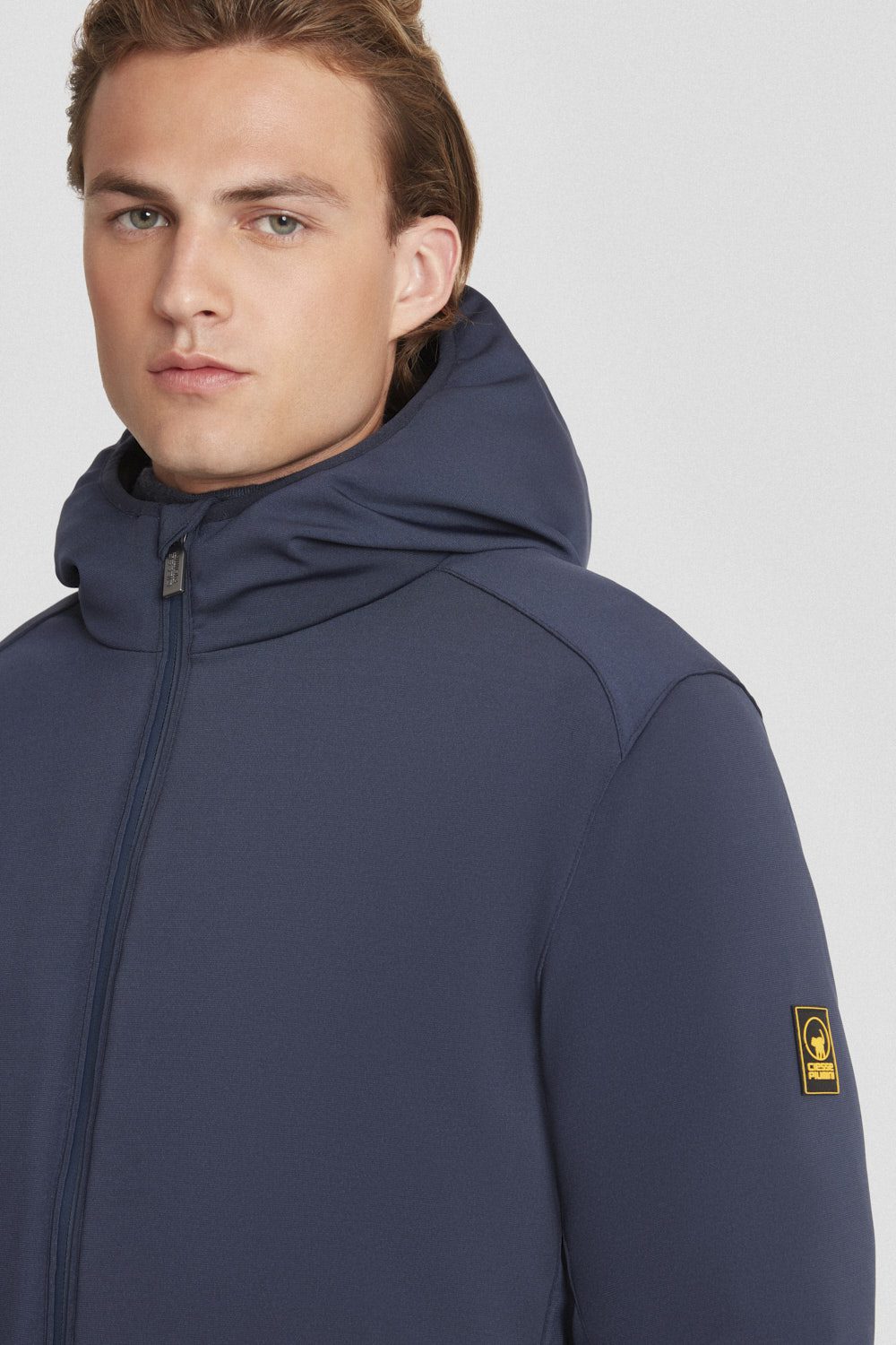 ciesse-outdoor-softshelljacke-lang-blau-wasserdicht-10k-kapuze image 3