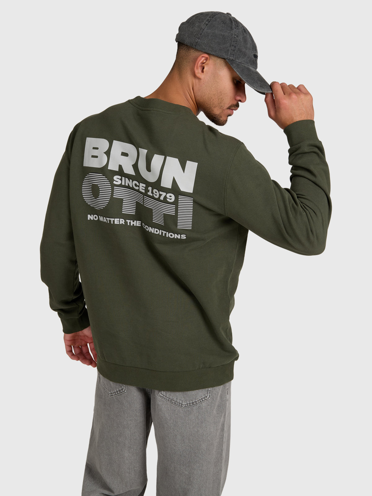 brunotti-naldis-herren-crew-deep-green-baumwolle image 2