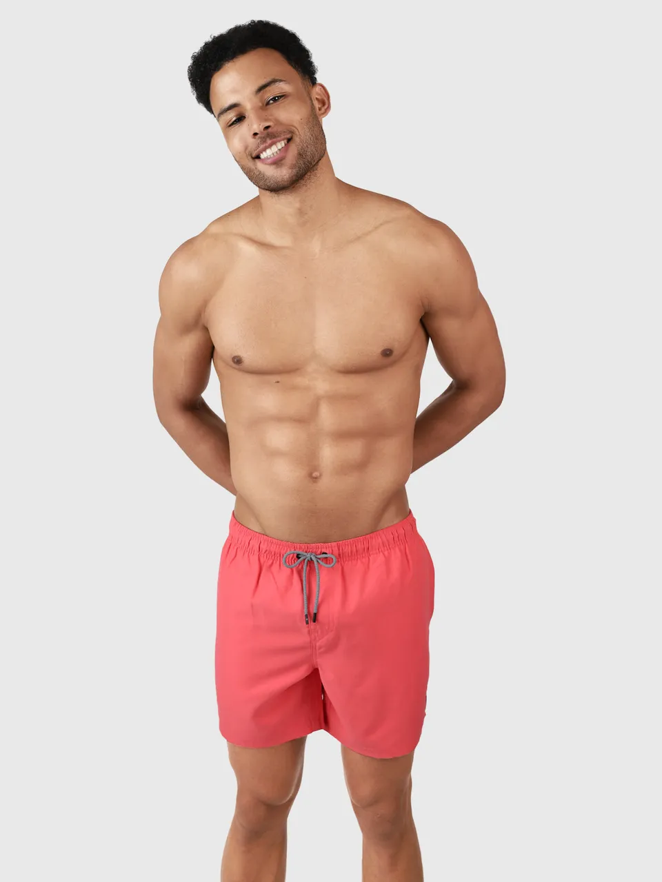 brunotti-hester-herren-badeshorts-rot-mesh image 1
