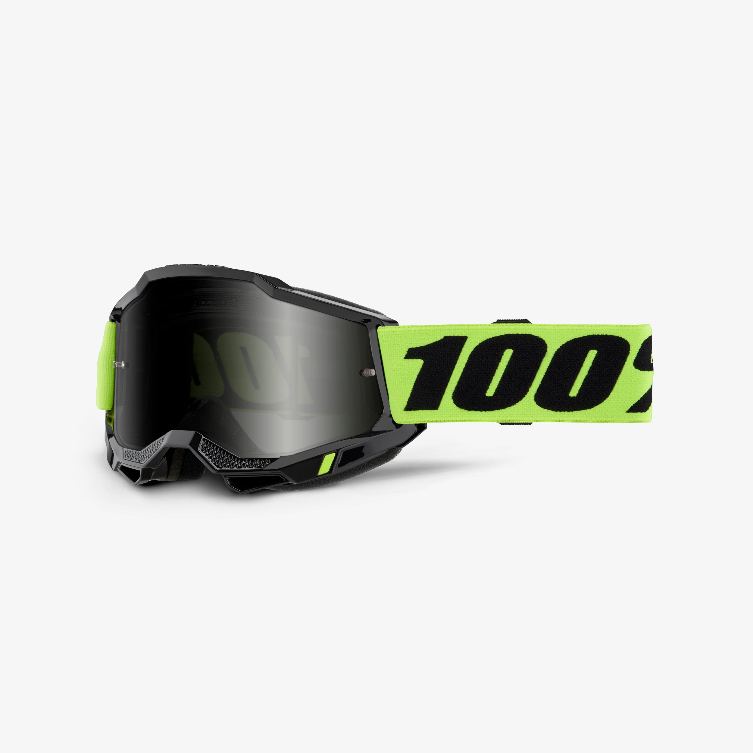 100-accuri-2-sand-motocrossbrille-neon-yellow-smoke image 1