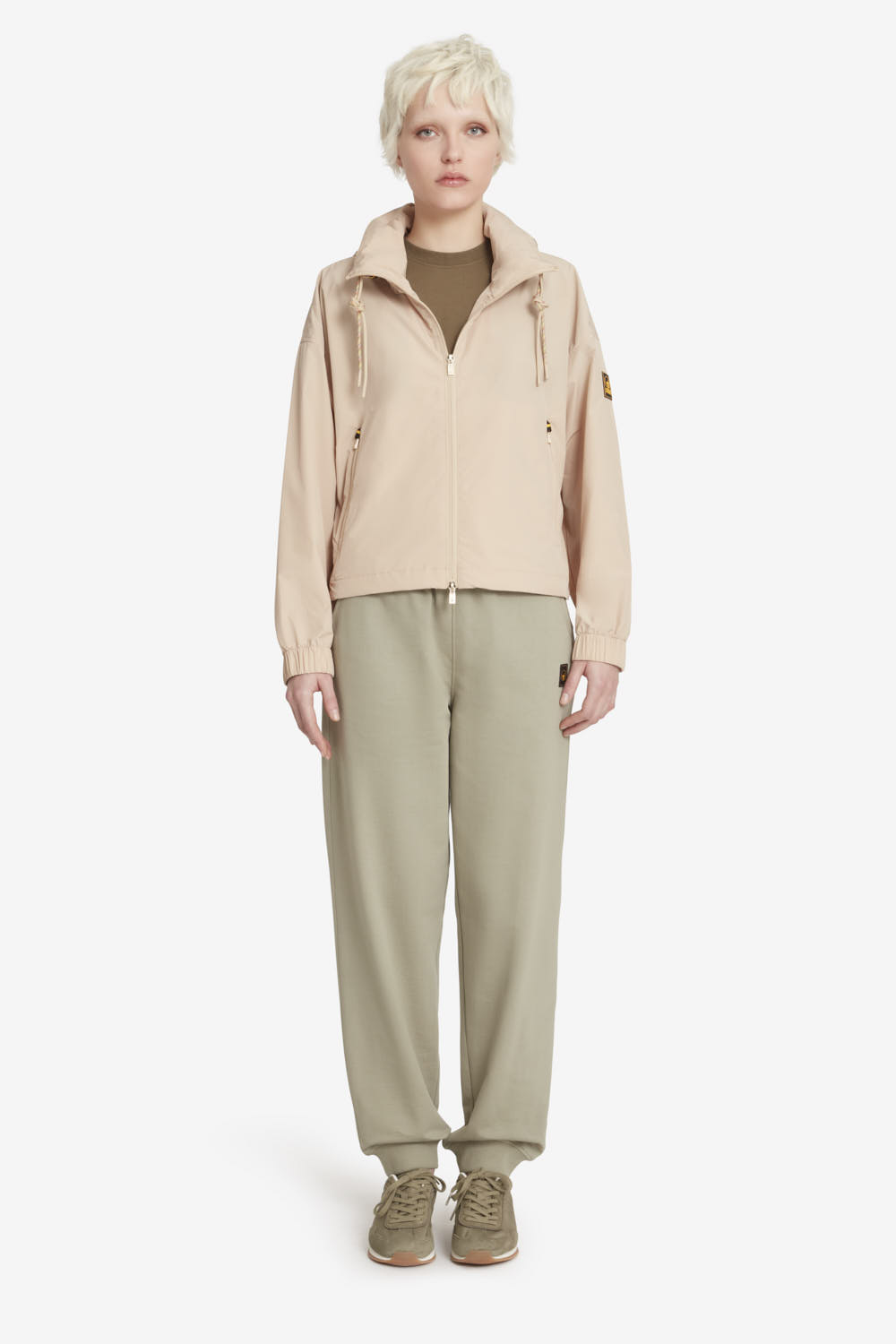 ciesse-outdoor-lana-kurze-damenjacke-beige-mit-kapuze image 1