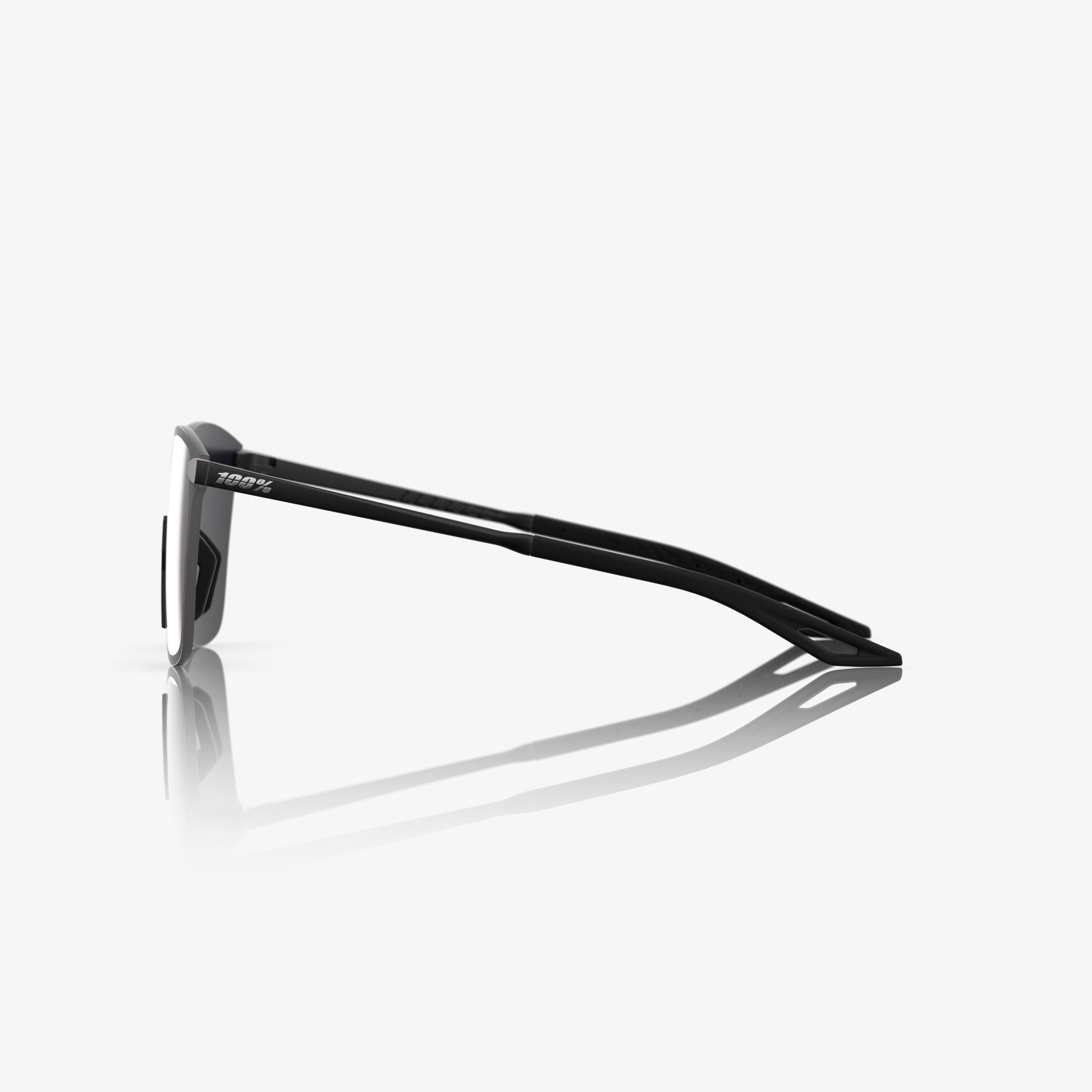 100-legere-square-sonnenbrille-matt-schwarz-silver image 3