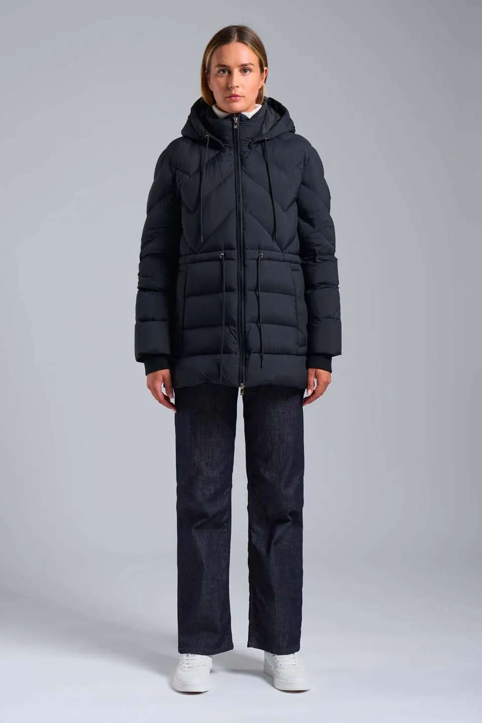 ciesse-outdoor-hirta-daunenjacke-schwarz-200g-abnehmbare-kapuze image 1