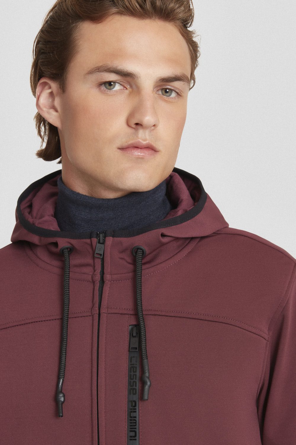 ciesse-outdoor-felpe-sweatjacke-mahagoni-mit-kapuze image 3