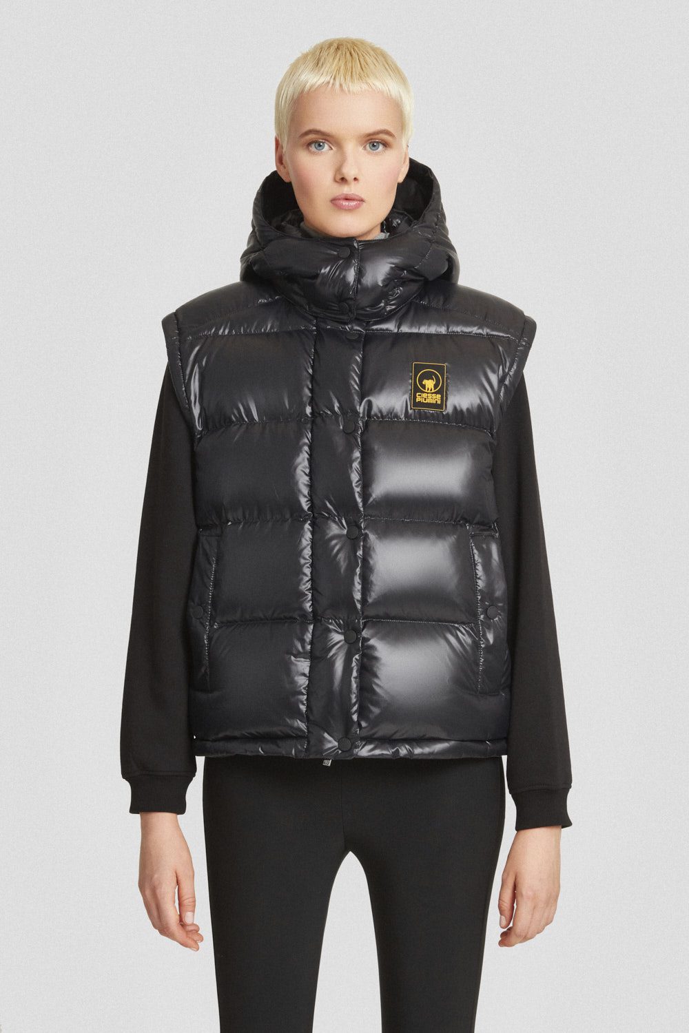 ciesse-outdoor-piumini-daunenjacke-schwarz-kapuze-rmel-abnehmbar image 5