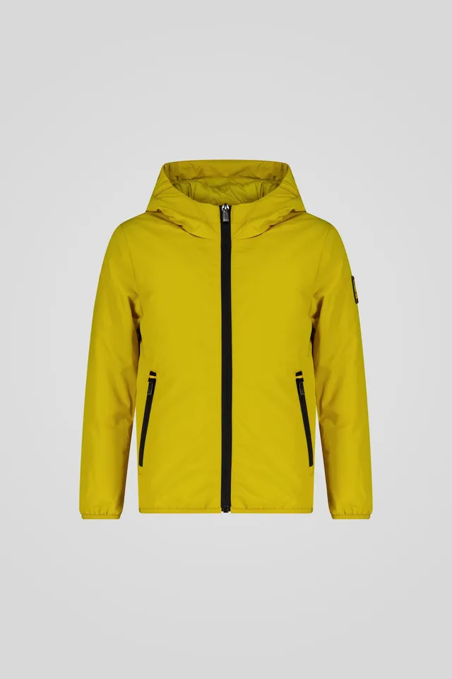ciesse-outdoor-giacche-leggere-jacke-gelb-unisex-mit-kapuze-dwr image 1