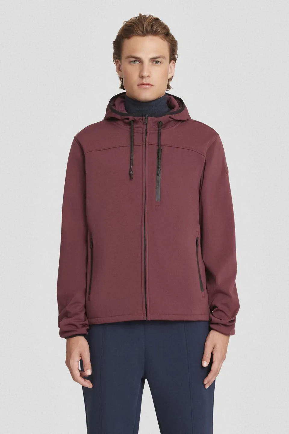 ciesse-outdoor-felpe-sweatjacke-mahagoni-mit-kapuze image 1
