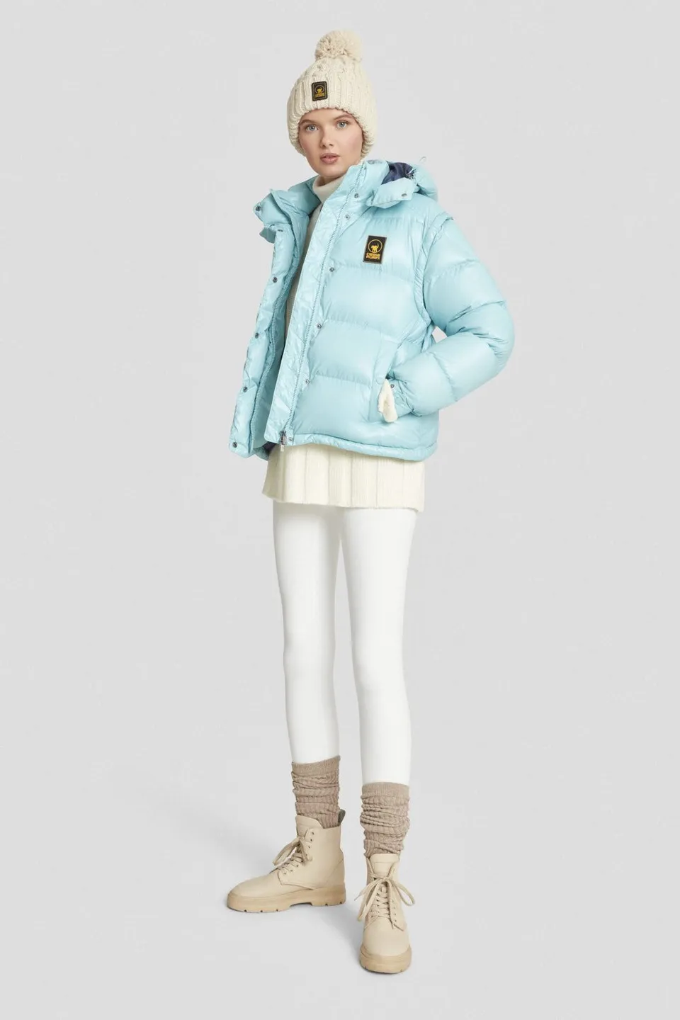 ciesse-outdoor-daunenjacke-hellblau-kapuze-rmel-abnehmbar image 1