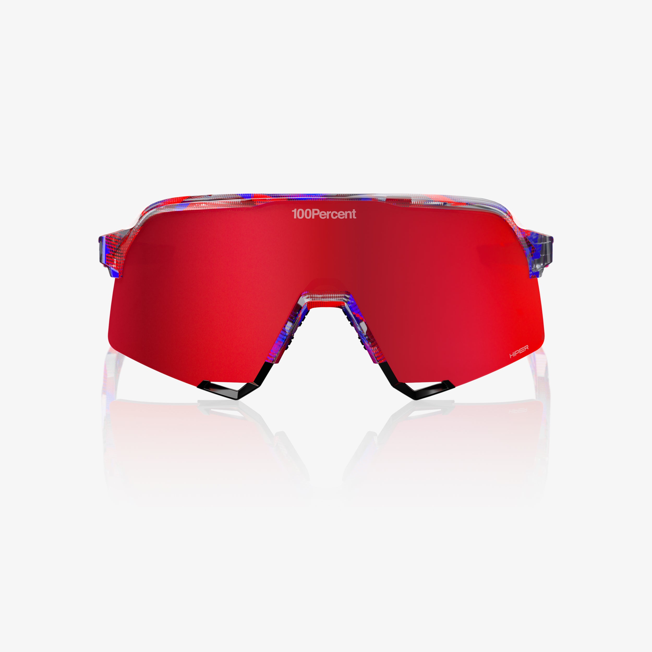 100-s3-le-fdj-sonnenbrille-translucent-red-hiper-fire-red image 2