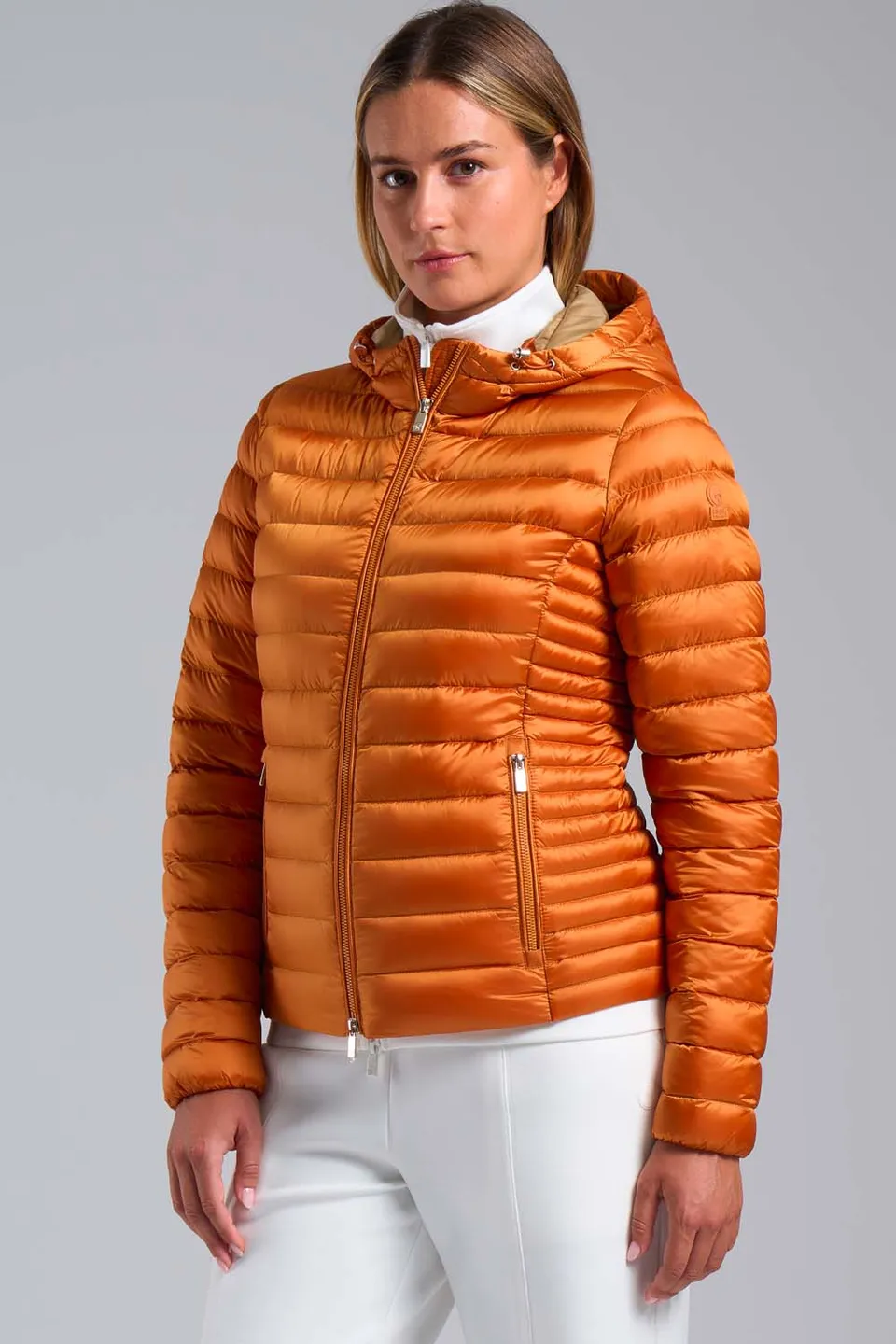 ciesse-outdoor-aghata-daunenjacke-mattone-ziegelrot-kapuze-800fp image 1