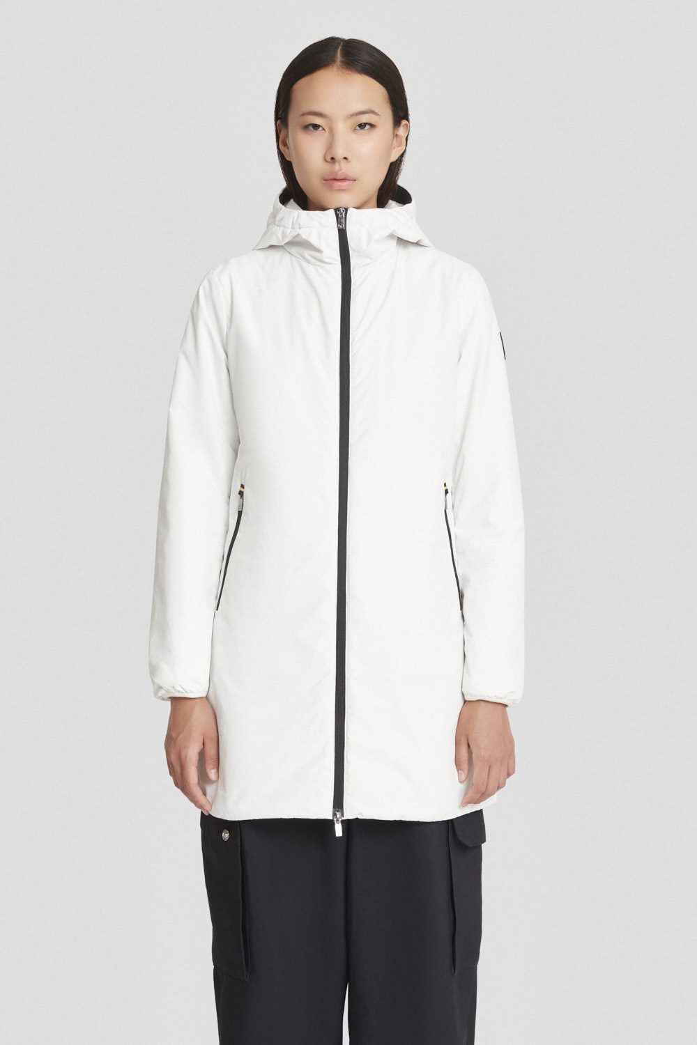 ciesse-outdoor-winterjacke-lang-wei-kapuze-wattiert-dwr image 2