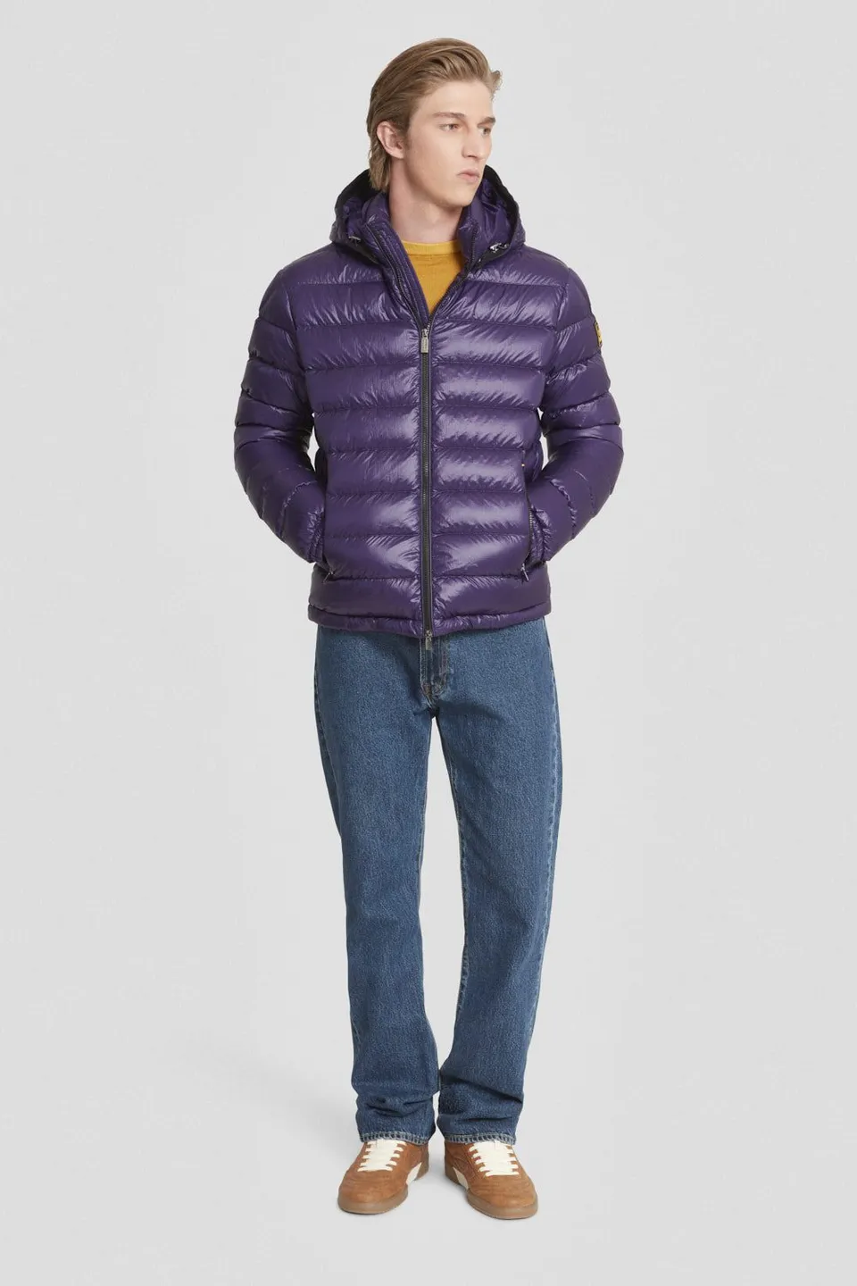 ciesse-outdoor-piumino-daunenjacke-kurz-lila-kapuze image 1