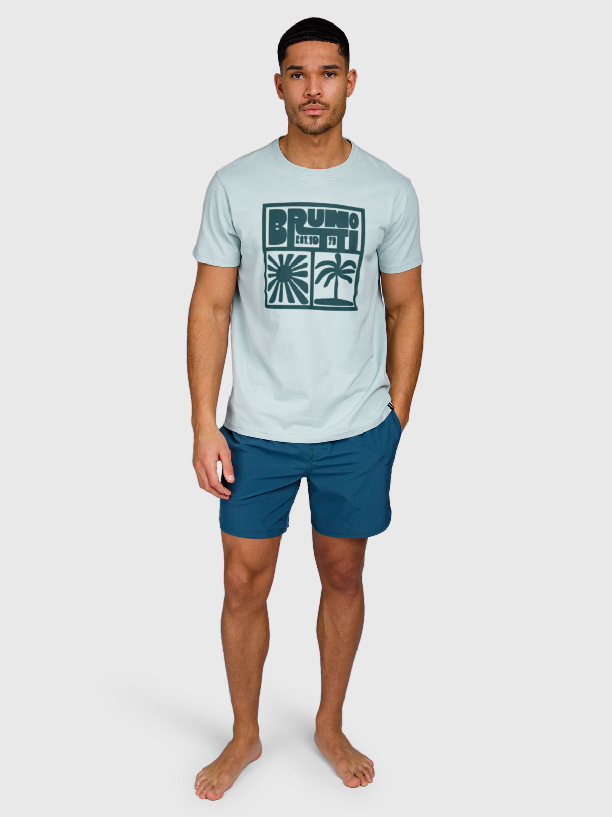 brunotti-leeway-t-shirt-herren-mist-baumwolle image 5