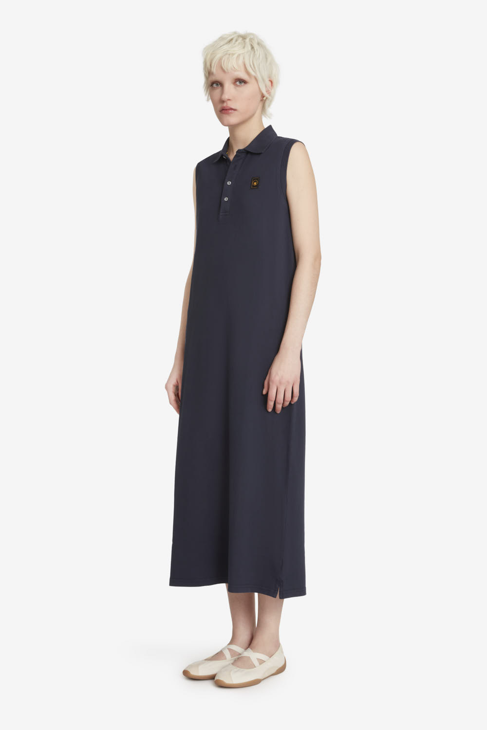 ciesse-outdoor-sabi-kleid-dunkelblau-rmellos-baumwolle image 2