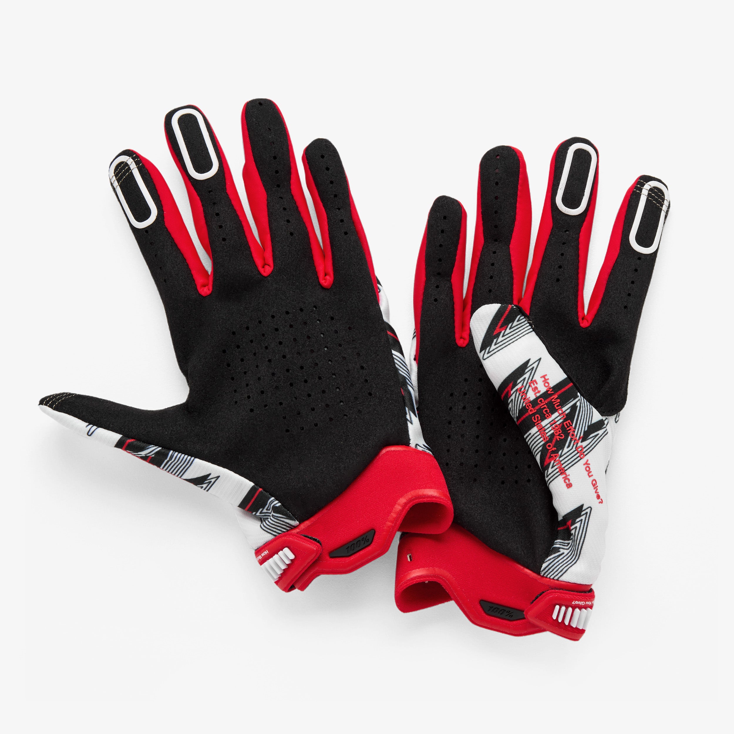 100-ridefit-handschuhe-white-red-atmungsaktiv-gr-l image 2