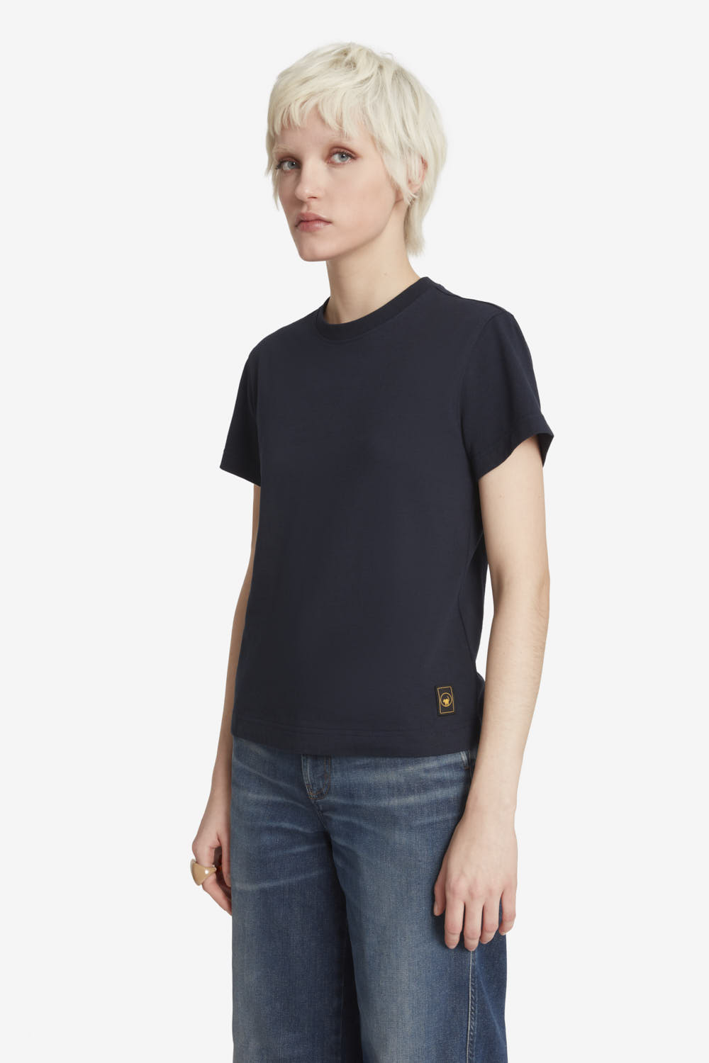 ciesse-outdoor-larin-3-0-t-shirt-dunkelblau-damen-baumwolle image 2