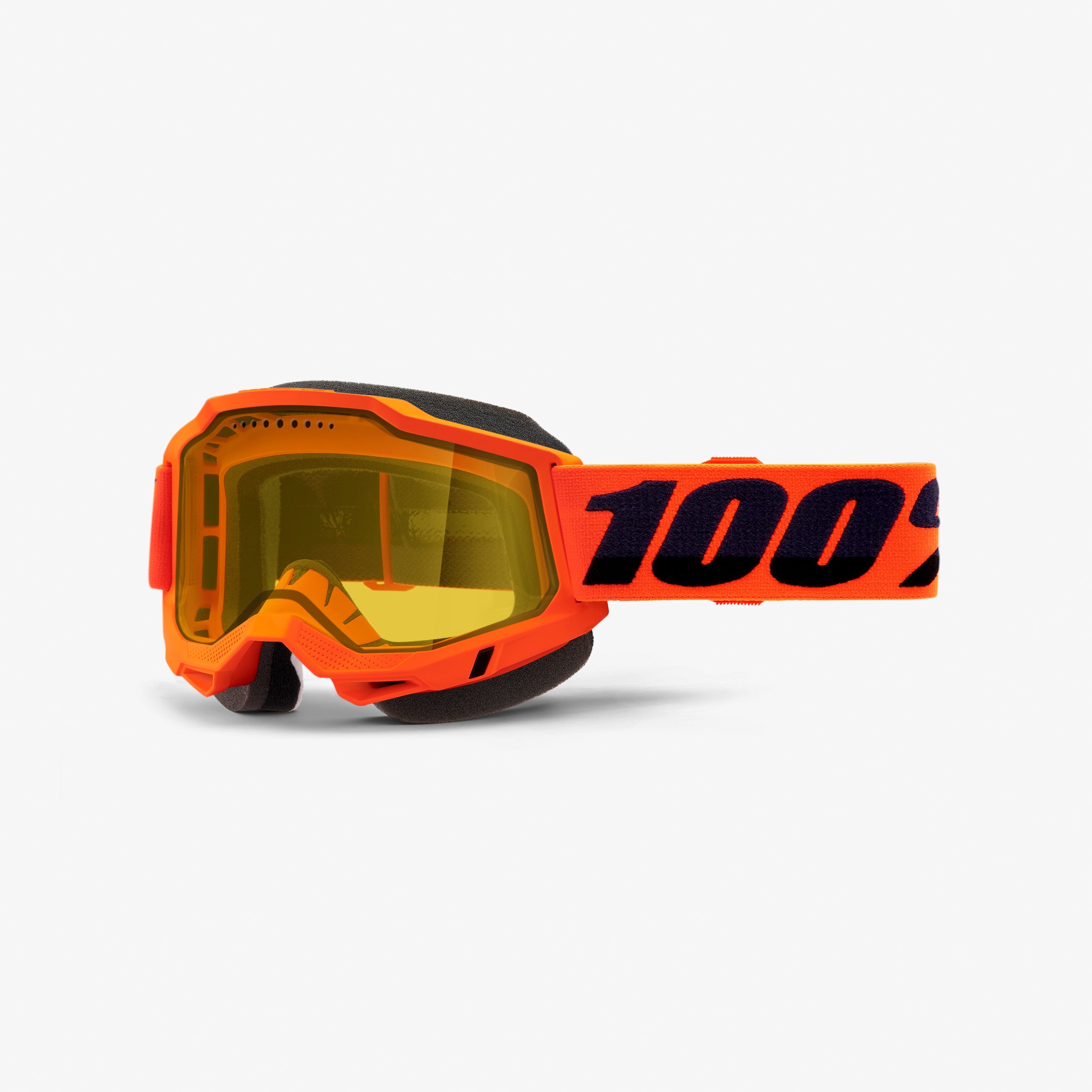 100-accuri-2-snowmobile-goggle-neon-orange-mirror-silver image 2