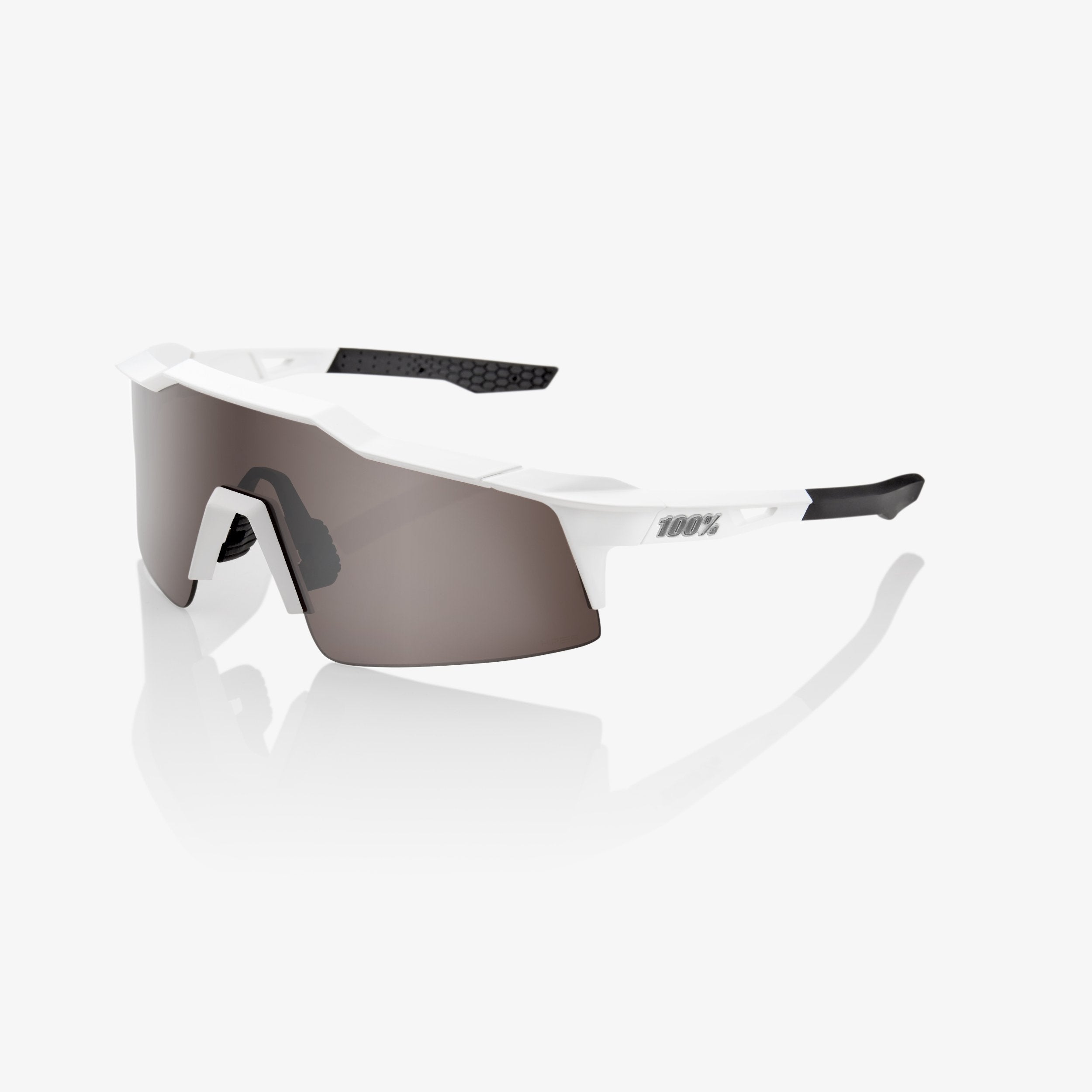 100-speedcraft-sl-sonnenbrille-matte-white-hiper-silver-mirror image 1