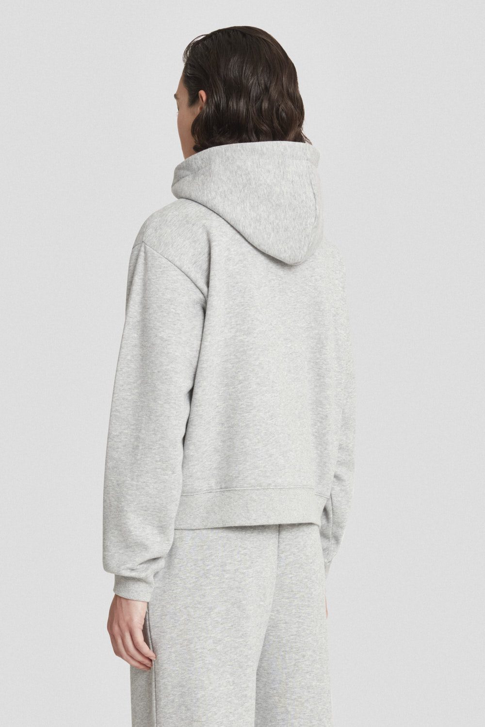 ciesse-outdoor-hoodie-grau-mit-zip-baumwolle-kapuze image 4