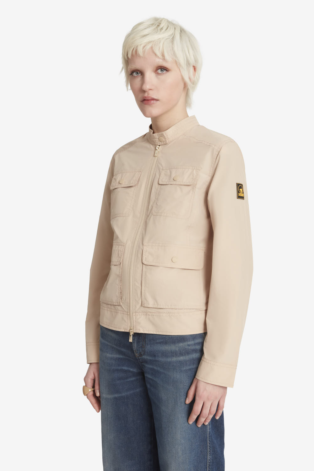ciesse-outdoor-larson-bikerjacke-damen-beige-leicht image 2