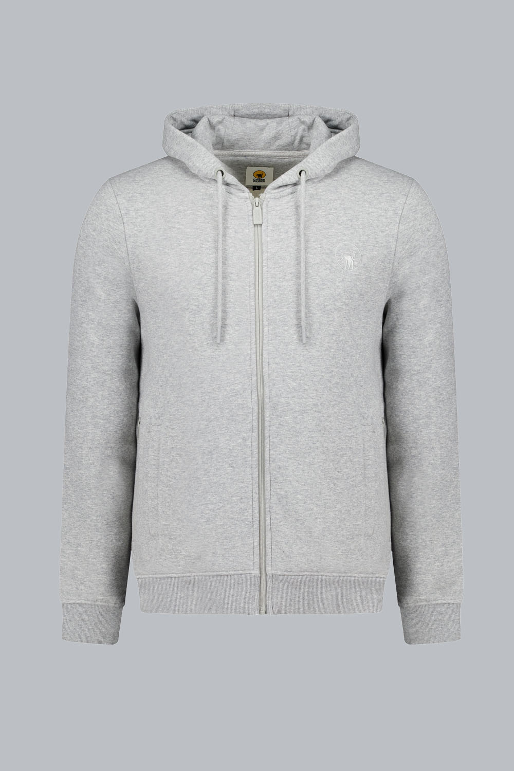 ciesse-hazy-2-0-full-zip-hoodie-grau-mit-kapuze image 1