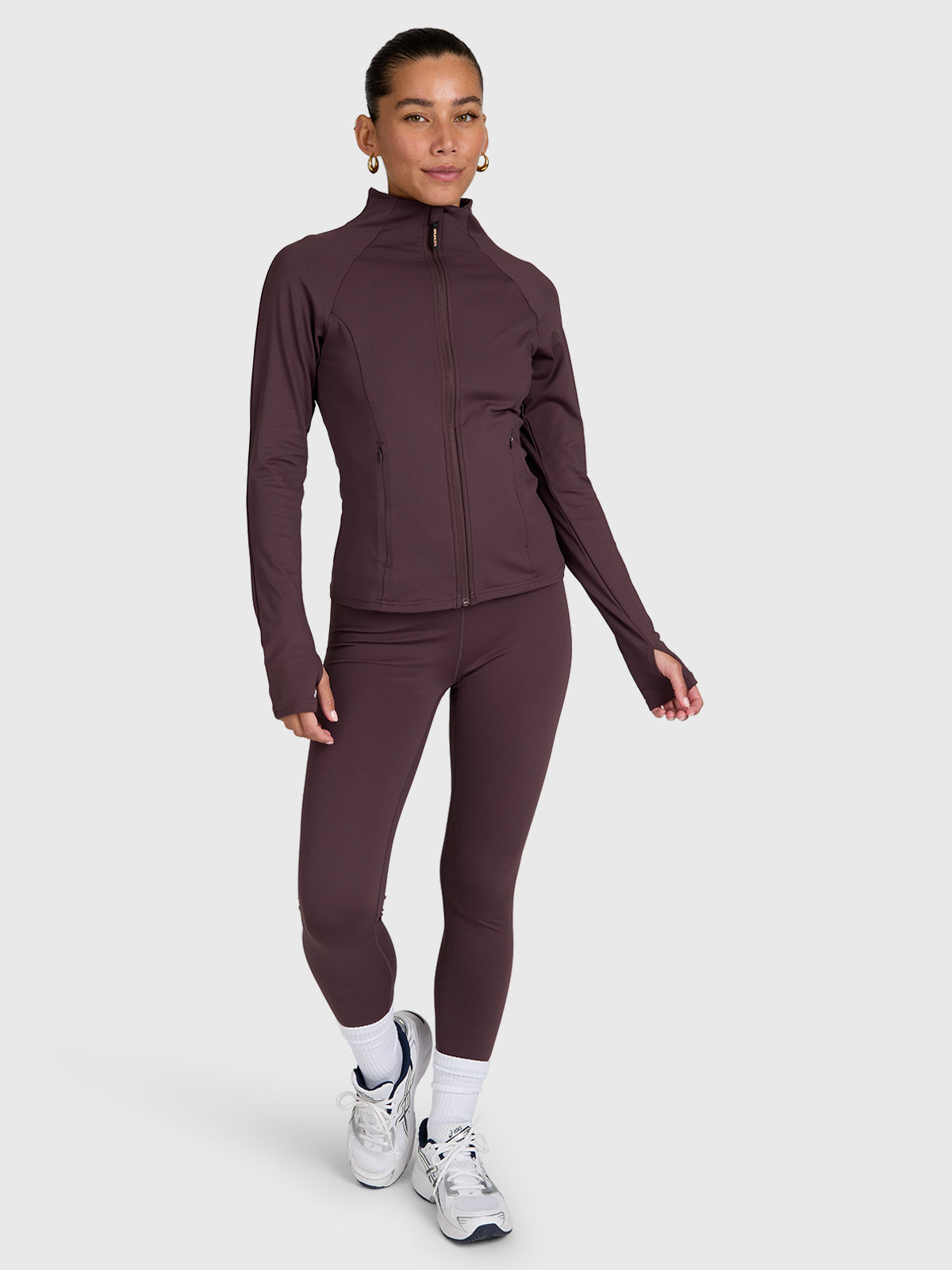 brunotti-sanna-zip-snow-fleece-raisin-damen-skifleece image 5
