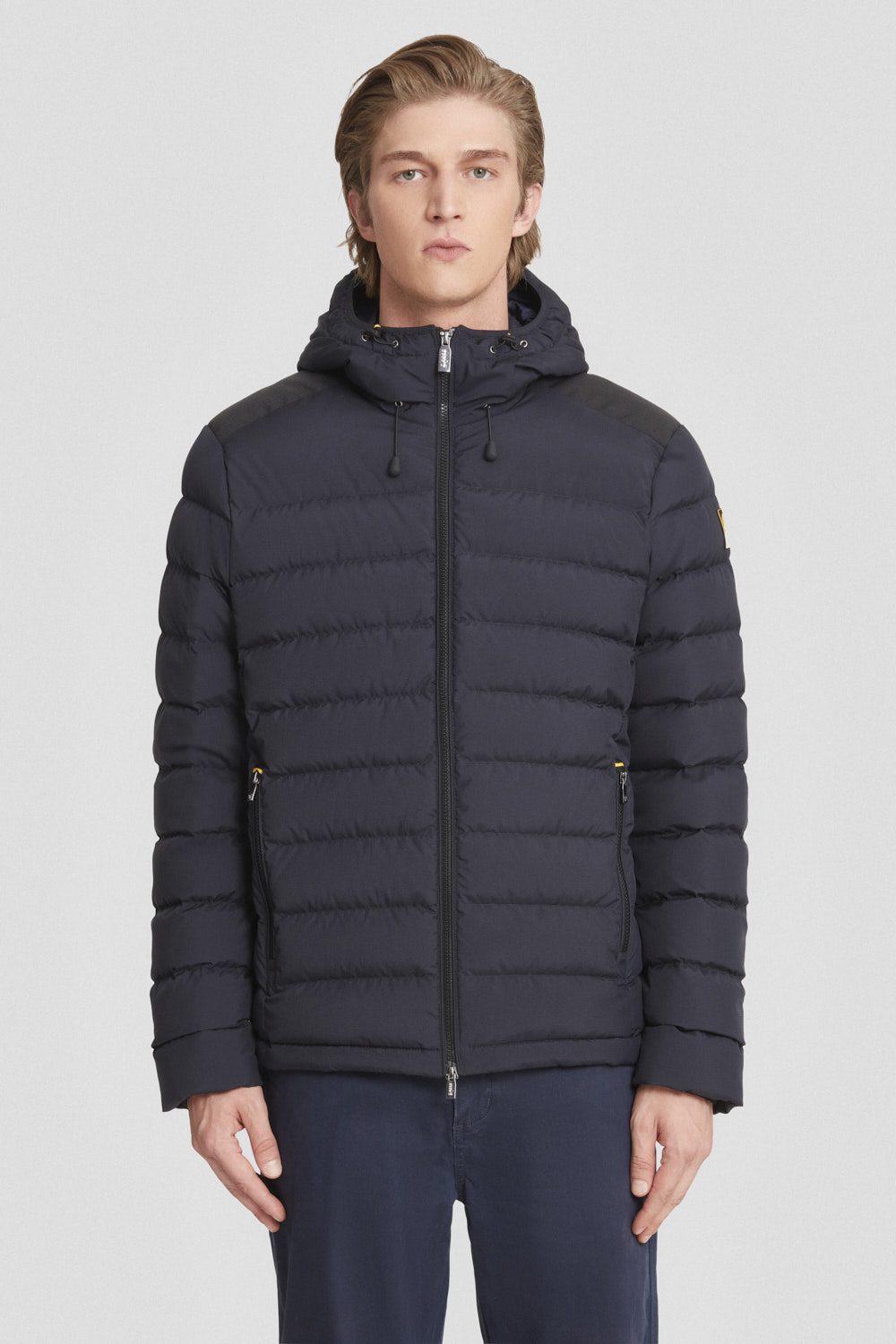 ciesse-piumini-daunenjacke-kurz-blau-mit-kapuze image 2