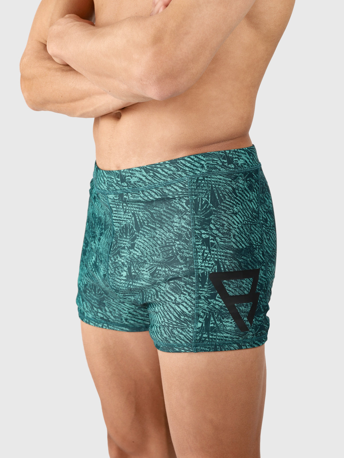 brunotti-samier-herren-badehose-fuel-green-print image 2
