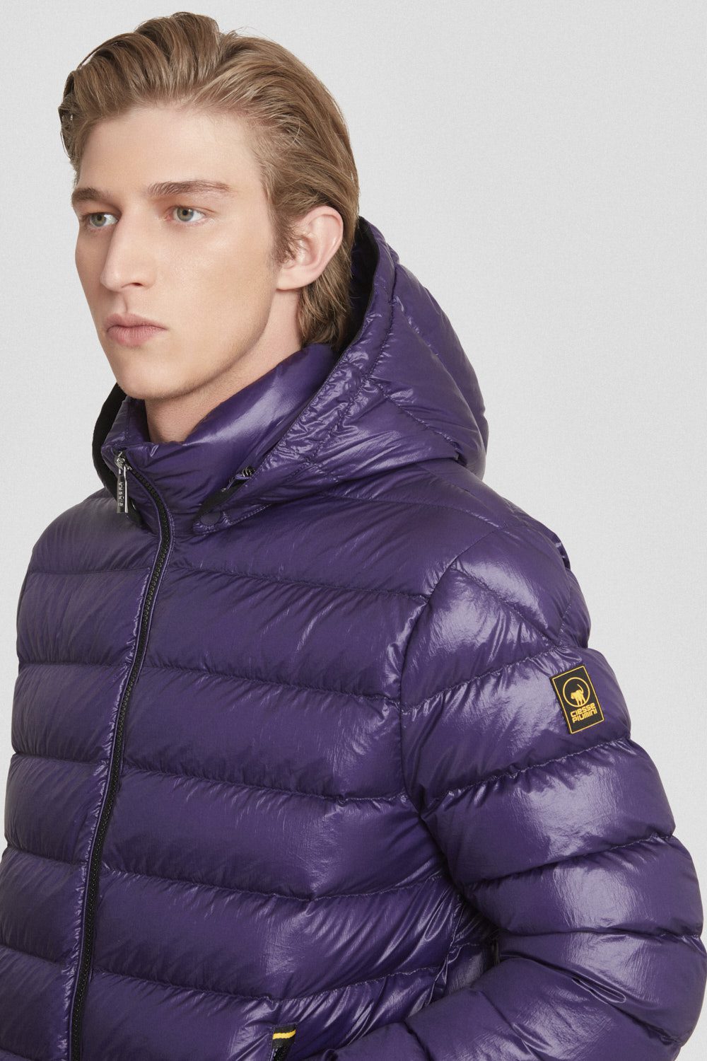 ciesse-outdoor-piumino-daunenjacke-kurz-lila-kapuze image 3