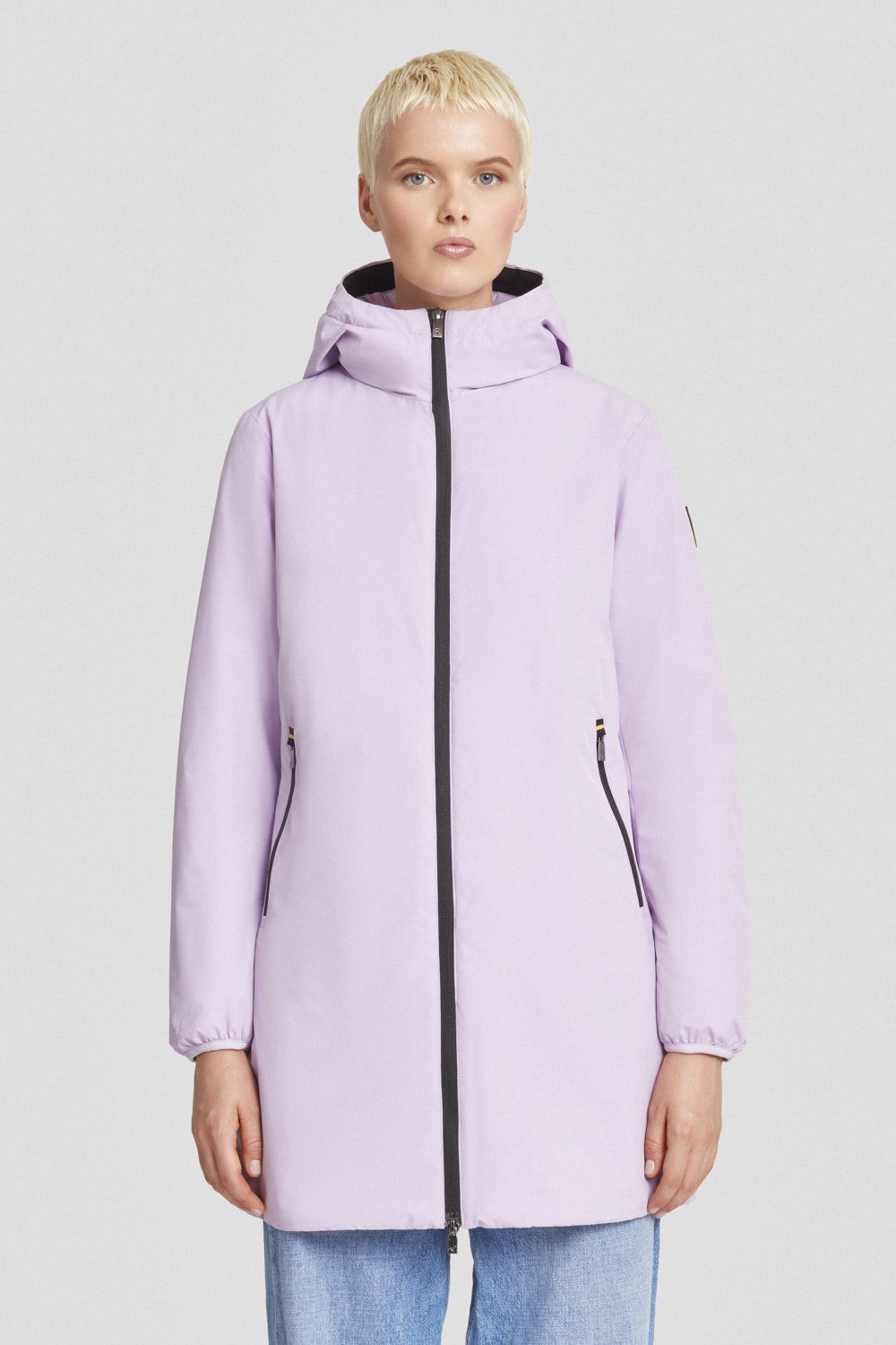 ciesse-outdoor-winterjacke-lila-lang-mit-kapuze-dwr image 2