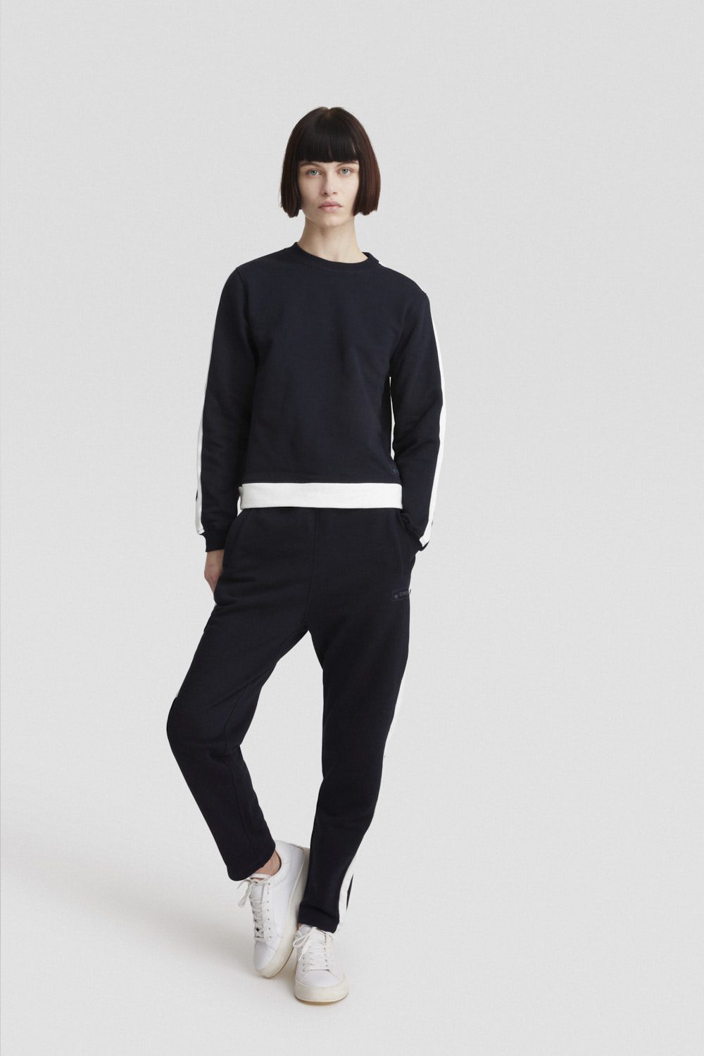 ciesse-outdoor-felpe-sweatshirt-rundhals-blau-baumwolle image 1