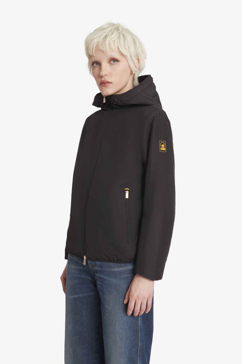 ciesse-outdoor-liana-bergangsjacke-damen-schwarz-kapuze image 2