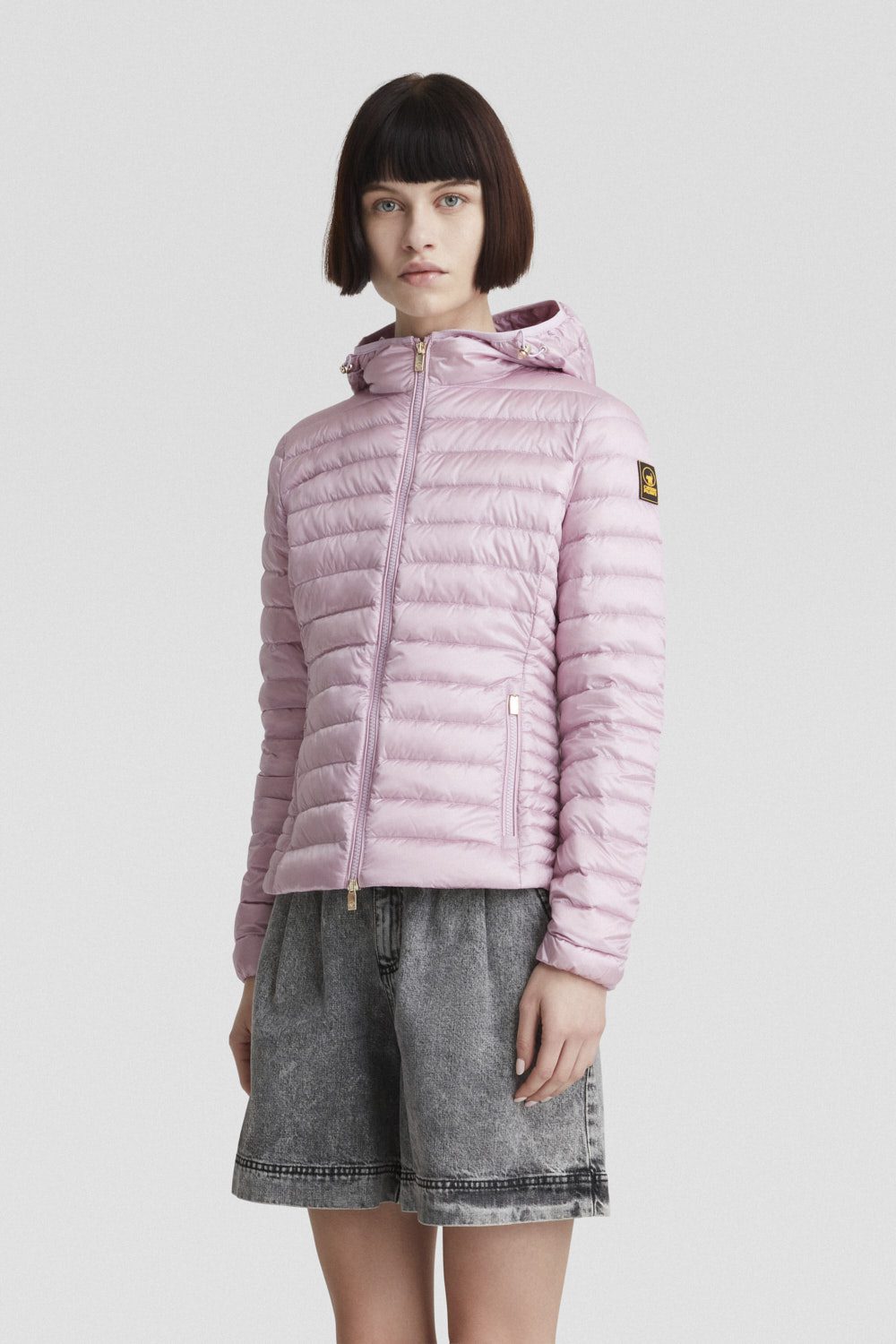 ciesse-outdoor-piumini-daunenjacke-lila-leicht-mit-kapuze-echt-daune image 2