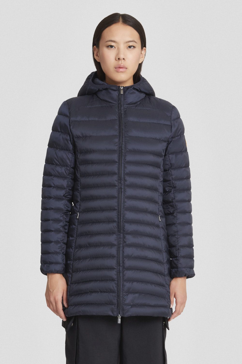 ciesse-outdoor-daunenjacke-lang-blau-stepp-kapuze image 2