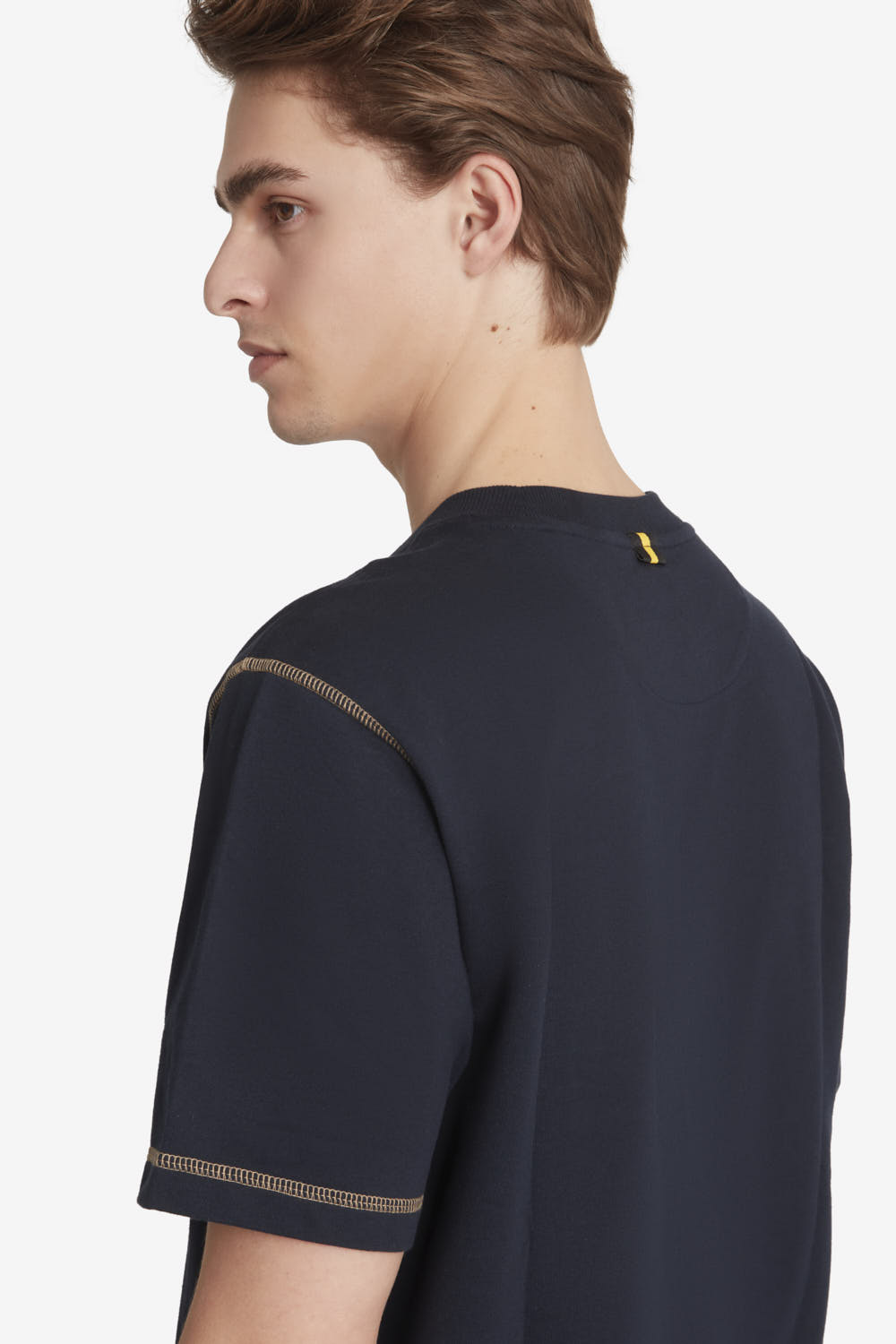 ciesse-outdoor-crincy-t-shirt-dunkelblau-baumwolle-oversize image 3