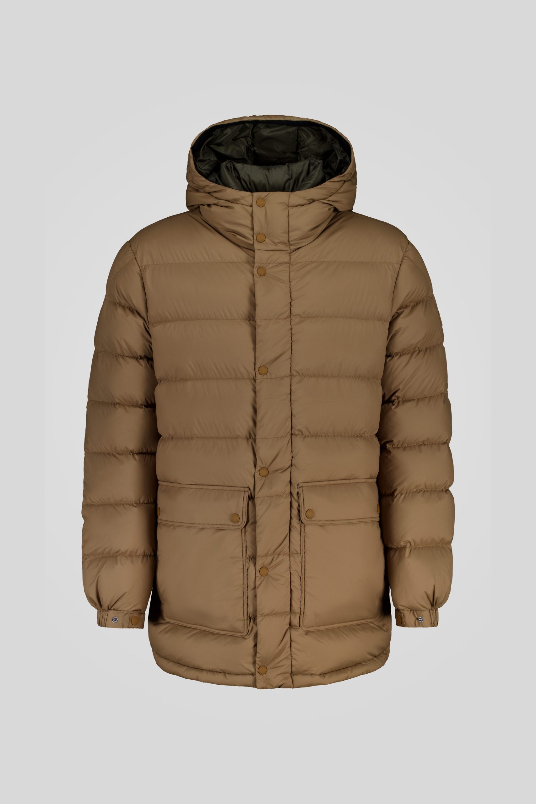 ciesse-piumini-daunenmantel-beige-lang-mit-kapuze-box-fit image 5