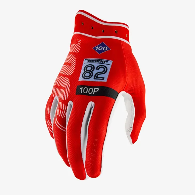 100-itrack-fahrradhandschuhe-rot-wei-gr-e-l image 1