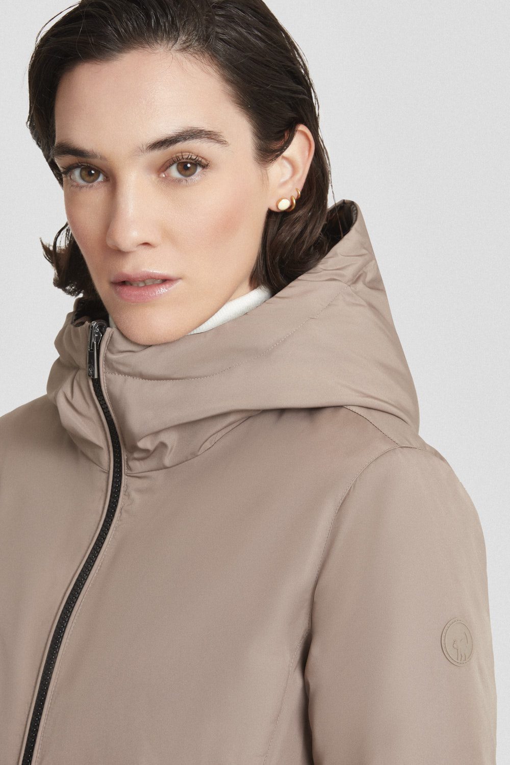 ciesse-outdoor-piumini-daunenjacke-braun-reversibel-kurz image 3