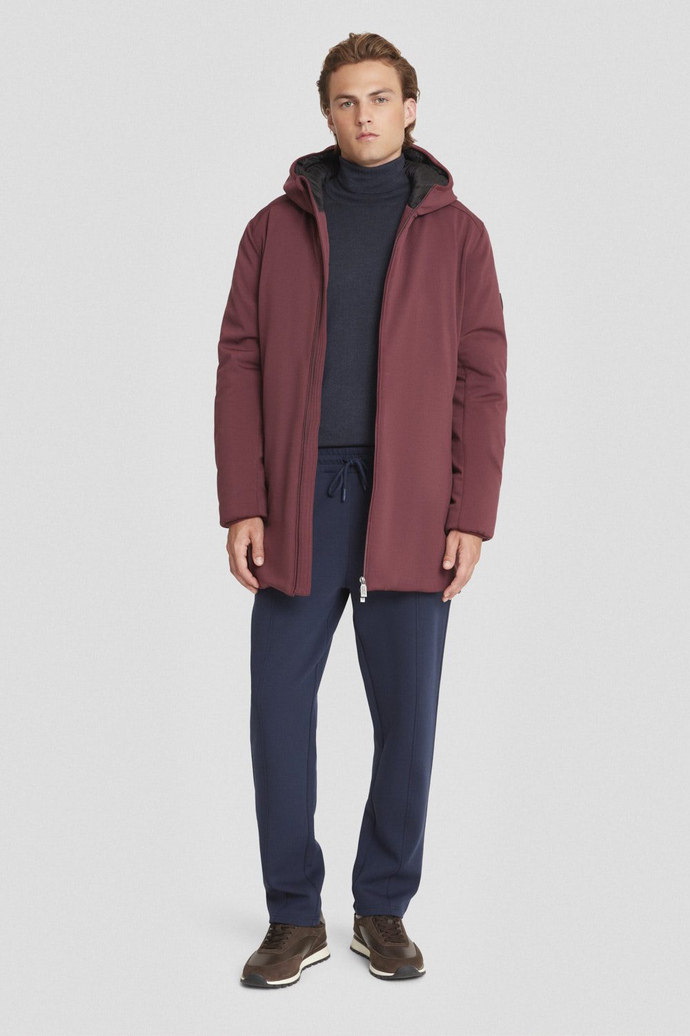 ciesse-outdoor-giacche-leggere-softshelljacke-lang-mahagoni-wasserdicht image 1