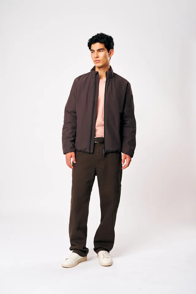ciesse-outdoor-titano-bikerjacke-herren-braun-wattiert-dwr image 1