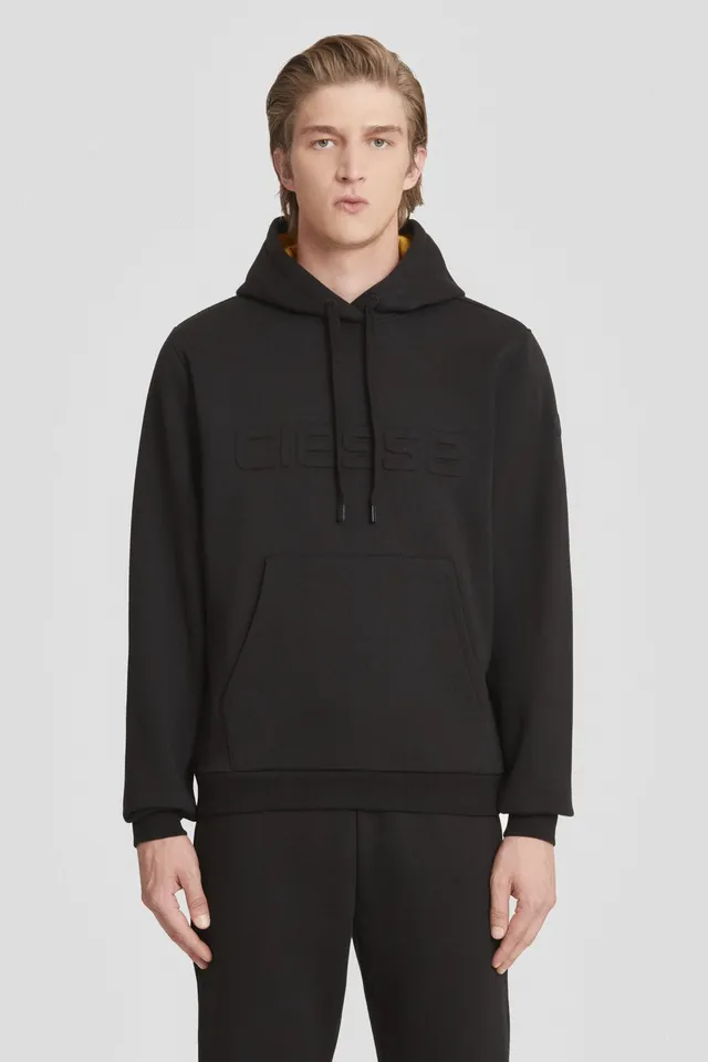 ciesse-outdoor-felpe-basic-hoodie-schwarz-baumwolle image 1