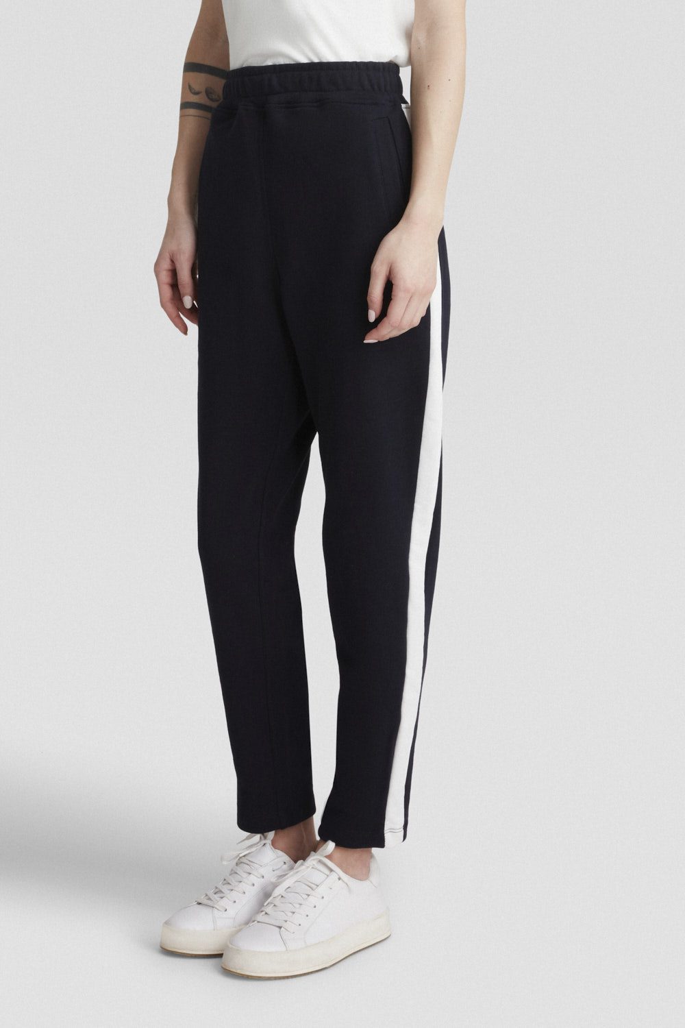 ciesse-outdoor-hose-blau-baumwolle-seitenstreifen image 2
