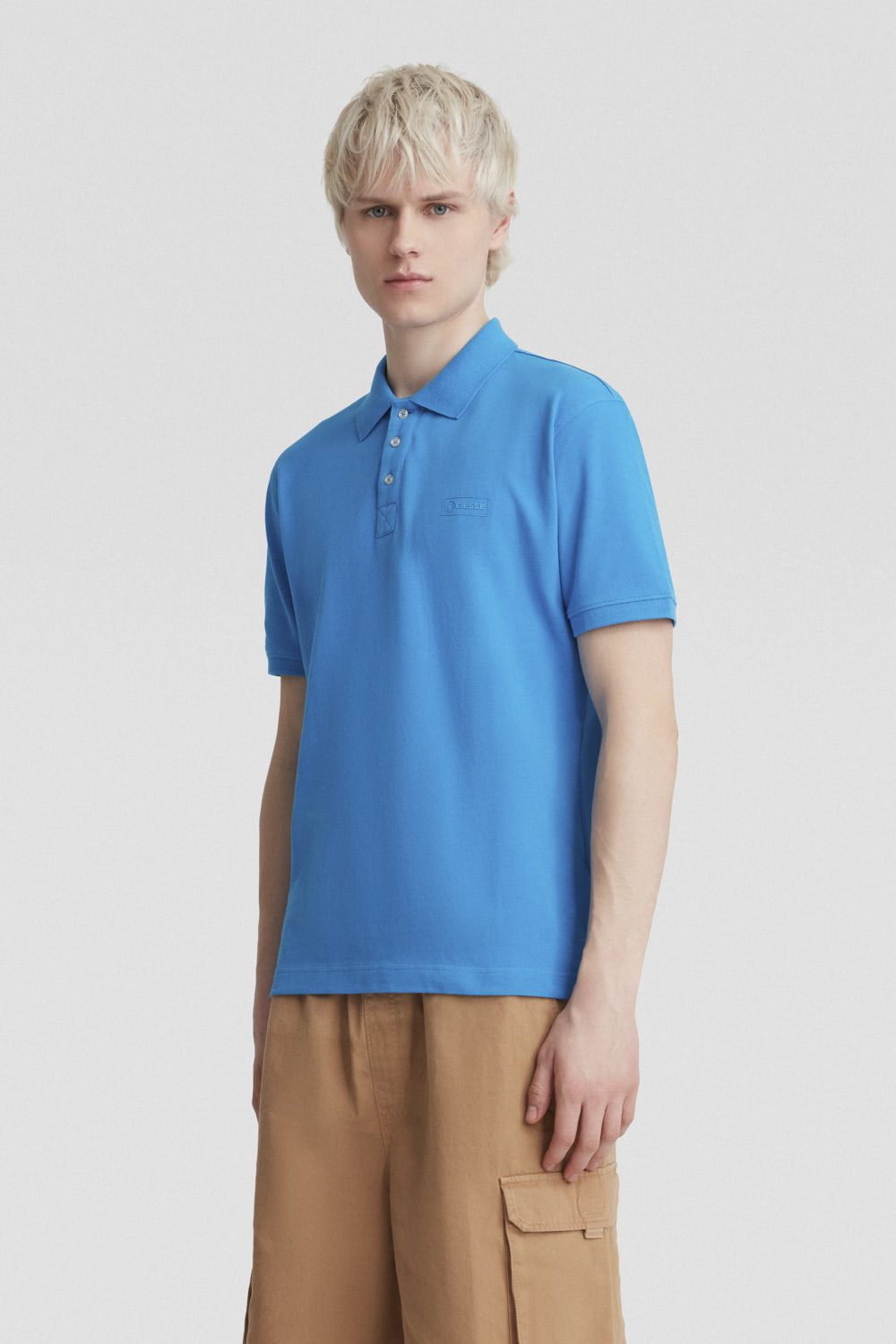 ciesse-outdoor-polo-jersey-stretch-blau-poloshirt-baumwolle image 1