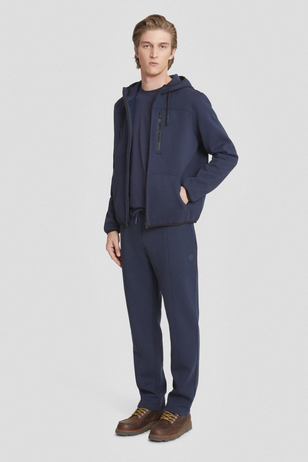 ciesse-outdoor-felpe-hoodie-blau-kapuze-brusttasche image 1