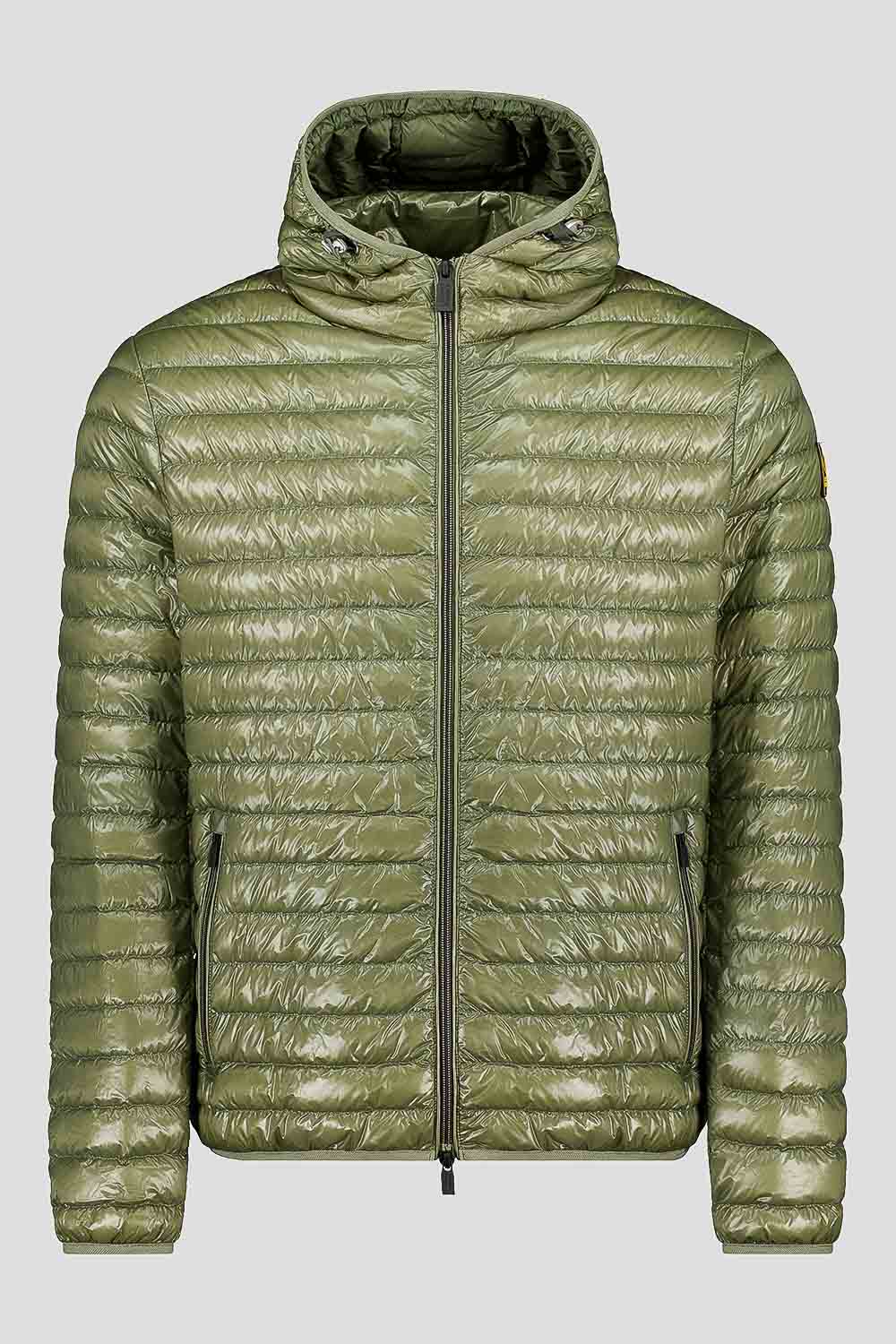 ciesse-outdoor-daunenjacke-gr-n-gl-nzend-mit-kapuze image 3